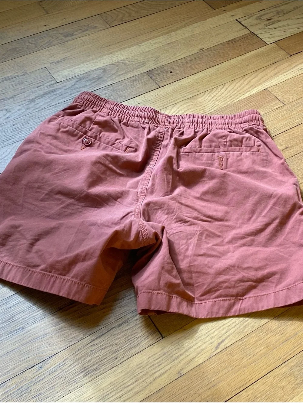 J. Crew Men's Flat Front Dock Drawstring Shorts - Salmon